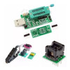 Programador Usb Ch341a + Adapt, Soic8 150mil + Pinza + Cable 0