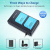 Batería Artman Lp-e17 Cargador Usb Dual Carga Rapida 4