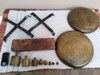 Muy Buen Antigua Balanza De 2 Platos De Almacen Con Pesero 3
