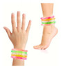 Pulsera Redonda Luminosa Led X 10 Unidades Combo Cotillon 0