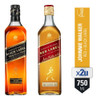 Combo Whiskey Johnnie Walker Red + Black Label X2 Unidades 0