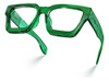Lentes De Bloqueo De Luz Azul Con Marco Rectangular Tr90 De 0