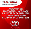Kit Service 3 Filtros + Aceite 10w40 Toyota Etios 1.5 16v 5