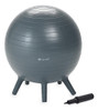 Silla De Pelota De Ejercicio 52cm + Bomba De Aire - Gris 0