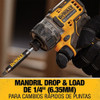 Atornillador Inalámbrico Dewalt 1/4 Xtreme 12v Brushless 4
