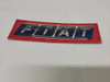 Logo Portón Trasero Fiat Uno Siliconado Autoadhesivo. 0