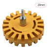 Roda De Borracha Eraser Wheel, Removedor De 4 Polegadas, Rod 0