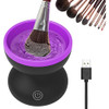 Limpia Brochas Electrico De Maquillaje Luxiv Wash - Negro 0 Limpia Brochas Electrico De Maquillaje Luxiv Wash - Negro 0