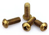 Juego De Tornillos De Cabeza De Laton Macizo Phillips M2 M3 1