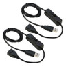Dfsucces Cable De Extensin Usb 2 Piezas Con Interruptor De E 0