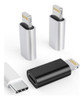 Paquete De 3 Adaptadores Usb C Hembra A Lightning Macho Para 0