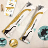 Kit Imprimible Dinosaurios Silueta Verde Dorado Negro Tukit 3