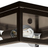 Globe Electric Memphis 2light Flush Mount Ceiling Light Bron 2