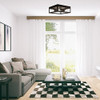 Globe Electric Memphis 2light Flush Mount Ceiling Light Bron 3