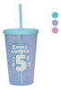10 Vasos Noa Glitter C/sorbete Personalizado Logo Souvenir 0