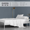 Secura Everyday - Juego De Sábanas De Lujo Tamaño Queen (4 P 4 Secura Everyday - Juego De Sábanas De Lujo Tamaño Queen (4 P 4