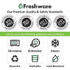 Freshware - Paquete De 15 Cajas De Almuerzo Bento De 3 Compa 5
