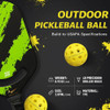Pelota De Pickleball Alta Rebote Y Duradera Incluye Bolsa 1
