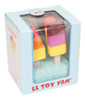 Juego De 6 Paletas Helados Madera Multicolor Niños 2 Años+ 2 Juego De 6 Paletas Helados Madera Multicolor Niños 2 Años+ 2