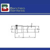 Caño Duratop Línea X Negro 160 X 4.00 Mts 2