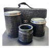 Set Equipo Matero Mate + Latas + Bolso Negro Con Brillo 0