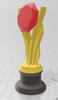 Trofeo Rubí Adorno Dorado Regalo Premio Souvenir  Imp 3d 2 Trofeo Rubí Adorno Dorado Regalo Premio Souvenir  Imp 3d 2