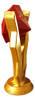 Trofeo Rubí Adorno Dorado Regalo Premio Souvenir  Imp 3d 4 Trofeo Rubí Adorno Dorado Regalo Premio Souvenir  Imp 3d 4