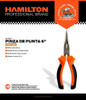 Juego 3 Pinzas De Punta Universal Alicate - 6 PuLG. Hamilton 5