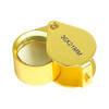 Lupa Joyero De Bolsillo Plegable 30x Metal Dorado 6