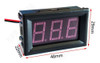 Voltimetro Digital De Panel 3 Digitos Ac 70-500v 0.56  Rojo 1