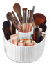 Organizador De Brochas De Maquillaje Rotatorio Blanco 0