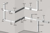 Curva Interna Fdaim Para Cable Canal 100x50 Hellermanntyton 2