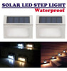 4x Solar Led Garden Patio Step Escalera De Pared Luces De Pa 1