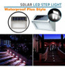 4x Solar Led Garden Patio Step Escalera De Pared Luces De Pa 3