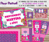 Kit Imprimible Paw Patrol Nena Con Textos Editables 1