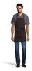 Uncommon Threads Mens Adjustable No Pocket Restaurant Bib Ap 0
