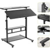 Mesa Para Computadora Portátil Ajustable En Altura Con Rueda 4