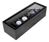 Case Elegance Caja De Reloj De Piel Sintética, Textura De Co 0