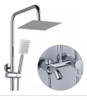 Ducha Set Griferia Columna Duchador De Mano Flexible Baño 2