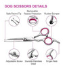 Set De Tijeras Profesional Para Peluqueria Canina Tinmarda 4