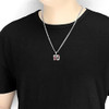 Collar Con Numero De Acero Inoxidable 4