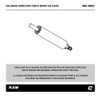 Columna De Direccion Para Extractor Volante 80mm Raw Parts 1
