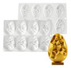 Molde De Silicona Mostsom Para Huevos De Pascua, 8 Cavidades 1 Molde De Silicona Mostsom Para Huevos De Pascua, 8 Cavidades 1