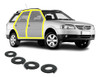 Burletes De Puertas Delanteras Y Traseras Gol Country 0