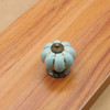 6pcs 40mm Cosecha Calabaza Cerámica Pomos Armario Cajón Puer 5