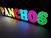 Cartel Luminoso Led Panchos Multicolor Horizontal 4