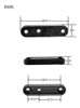 Puente Guitarra Headless 7 Cuerdas Negro Multiescala Nuevo 3