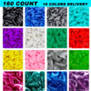 Cubiertas De Uñas Para Gatos, 160 Unidades, 16 Colores, Tama 1