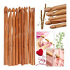 Set X12 Agujas De Crochet De Bambú 3mm-10mm Madera 3