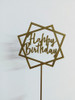 Topper Torta Happy Birthday 0